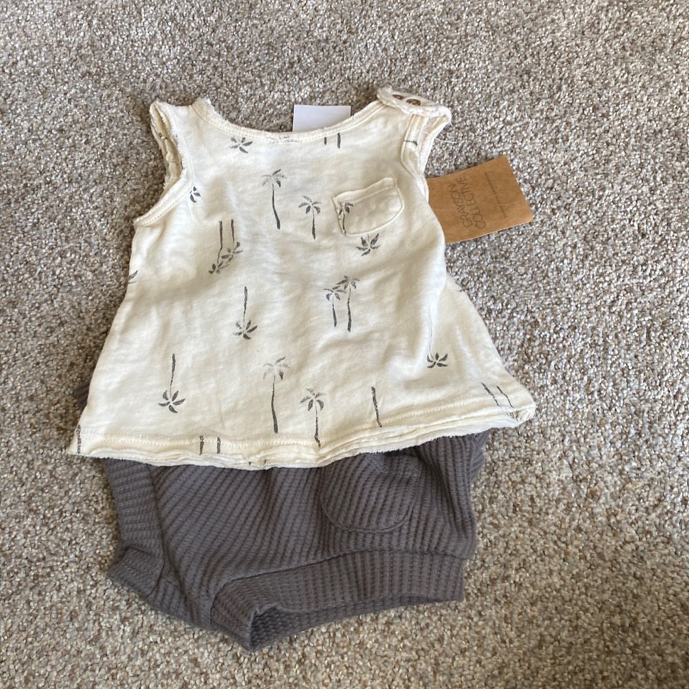 Grayson Collective two piece (0-3m)